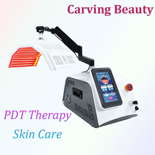 Nouvelle technologie de rajeunissement de la peau 7 couleurs LED Photon Beauty Light Therapy PDT Machine de thérapie par éclairage facial Machine portable pour tous les types d'utilisation de la peau