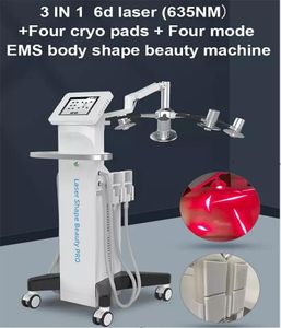 NIEUWE TECHOLOGIE 3 IN 1 SLIMMING 635 NM DIODE LASER LIPO CAVITATIE CRYO PAD SPIEL TAAR CRYOLIPOLYSE VET VERMINDEREN SYSTEEM LICHAAM VANMAAL GEWICHTEN LOSSING Schoonheidsmachine