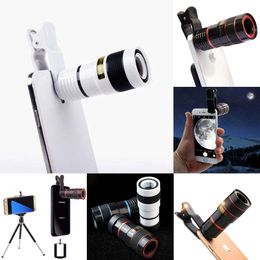 Nieuwe telescoop verrekijker Mini telefoto telefoonlens 8X12X20X optische zoom Geschikt voor de meeste soorten mobiele telefoons voor reizen Kijken naar games Fotografie