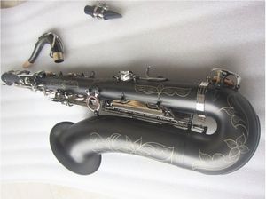 New Tenor Sax High quality 54 model Matt Black silver Musical instrument professional playing Saxophone With case