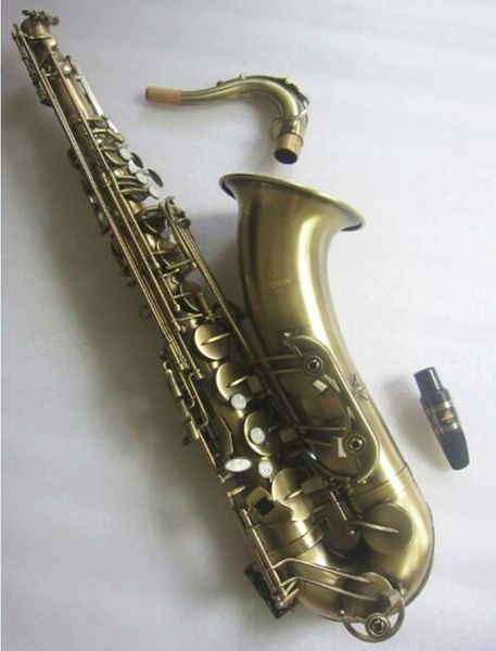 Nouveau saxophone ténor T-992 Saxophone ténor plat de haute qualité Sax B jouant professionnellement paragraphe Musique Saxophone en cuivre antique livraison gratuite