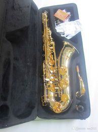 Nouveau Saxophone ténor t-w037 Bb nickelé clé en or ténor jouant du saxophone super professionnel sax ténor avec étui