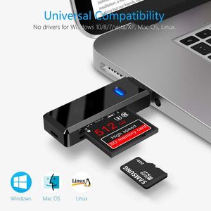 Nouveau lecteur de carte TF SD Lecteur USB 3.0 Cardreader Micro SD Carte à USB Adaper Smart Reader Lector Lector De Tarjetas Accessoires d'ordinateur portable - pour USB