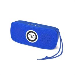 Nieuwe TG515 Bluetooth-luidspreker Stof Cadeaukaart USB Zware bas Outdoor Draagbare Echte draadloze verbinding Mini Voice Prompt-luidspreker
