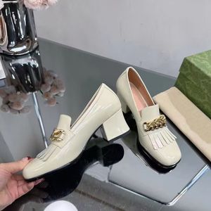 Nouvelles chaussures formelles à talons épais, chaussures de pêcheur, luxe classique et cuir à la mode, étriers peu profonds, fil de chanvre tissé, créateur de ballet, sport 35-42