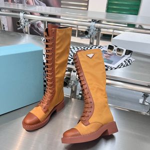 Nieuwe dijhoge laarzen dames zapato de tacon designer schoenen dames