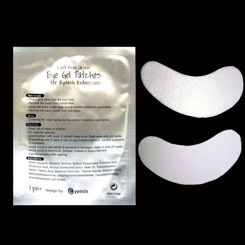 60 pairs/Lot New thinest 60 pairs silk eye pads under eye patch lint free eye pads