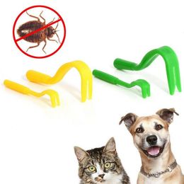 Nouvel outil de retrait de tiques Twister Remover pour chiens humains Chats Tiques Twist indolore 2 pcs ensemble Tcvnd