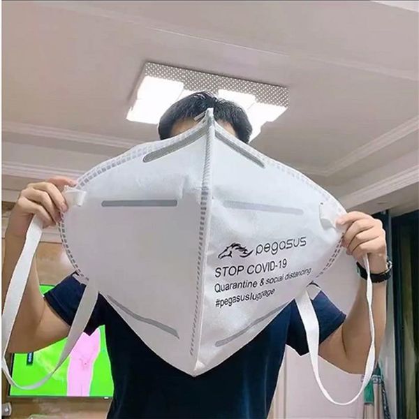 Nouvelle marée conception unique masque créatif forme sac à bandoulière grande capacité mode protection de l'environnement sac à main vêtements stockage Ba302x