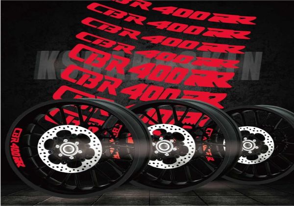 Neumáticos nuevos, pegatinas modificadas para motocicleta, logotipo de rueda interior, pegatinas decorativas reflectantes con personalidad para llanta para HONDA CBR400RR7223021