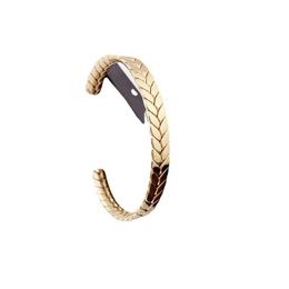 Nieuwe titanium stalen sieraden Bangle kristallen armbanden kruisen Romeinse cijfers Bangle voor vrouwen die van geschenken houden Groothandel S205