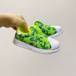 Nuevo niño AD one pedal classic flower series zapatos para niños y niñas 23-35 yardas