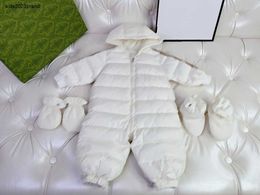 Macacões infantis com capuz, roupas para bebês recém-nascidos, tamanho 73-100, calor de inverno, body infantil e meias de luva, nov25