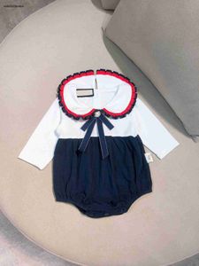 Nieuwe peuter jumpsuits Lange mouwen meisjes baby Kruipen pak kids designer kleding Maat 59-90 CM Boog pasgeboren bodysuit 24Mar