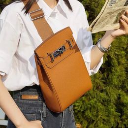 Nieuwe Togo lederen crossbodytas voor heren en dames HAC A DOS Zacht echt leer Messenger Borsttassen Luxe designer portemonnees met klep en handtas Schoudertas Reisrugzak