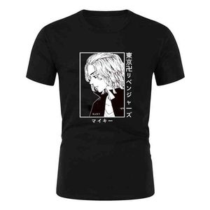 Nieuwe Tokyo Revengers Oversized T-shirt Anime Top Mans Mannen Kleding Funko Pop T-shirts Trui Korte Mouw T-shirts Y220208