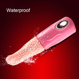 Nouveau vibrateur de langue jouets érotiques lécher la bouche sucer Clitoris G-Spot gode anal vibrateur masseur Oral sexyy jouets pour adultes pour les femmes