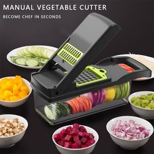 Nouveaux outils Vegetable Fruit Pressher Slicer Multifonctional Cutter Poueler Peeler Carrot Ratter Kitchen Accessoires 210406