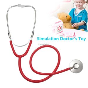 New Tools Workshop Kids Stethoscope Toy Simulation Doctor's Toy Family Parent-Child Games Imitation Plastic Stethoscope Accessories 7 Colors