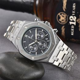 Nouvelle marque Top Brand AP Mens Watch en acier inoxydable Calendrier Sapphire Sapphire Mouvement de concepteur Automatique Chronograph Man Watches