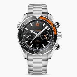 Nouvelle marque Top Brand OME GA 44 mm Master Mens Watch Multifonctional Chronograph Automatic Quartz Man Watches Designer Movement Mouvement de haute qualité Wristwatch Montre