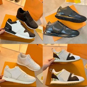 Nieuwe top klassieke run weg sneakers mannen vrouw casual schoenen ontwerper luxe lederen trainers mode rubberen buitenzool gemengd gemengde kleur flats casual trainers schoen no12