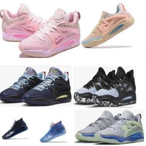 Nieuwe Top Designer Roze KD15 Aunt Pearl Kevin Durant 12 Basketbalschoenen Trainers Designer Sport Zapatos Chaussures 7-12