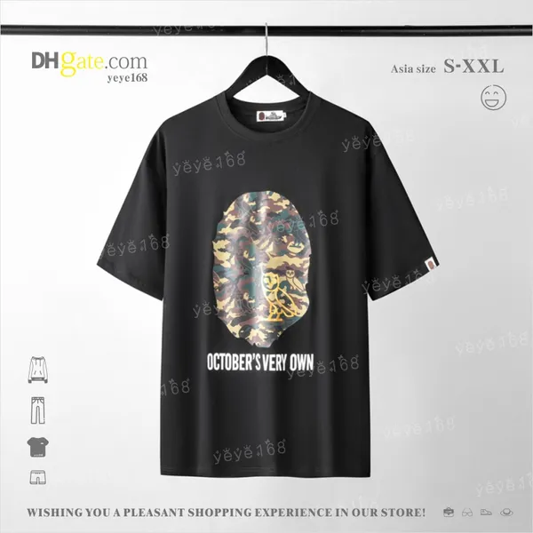 Été Nouveau homme T-shirt Designer Tshirt T-shirt T-shirt Femmes Couple de mode Tshirt Hip Hop Street Tshirt Pattern Camo Pattern T-shirt Asian Taille S-xxxl Yyl