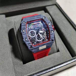 Nouveau haut à la mode grand cadran chronométrage montre à quartz bracelet en silicone date montre de sport horloge montre lumineuse R