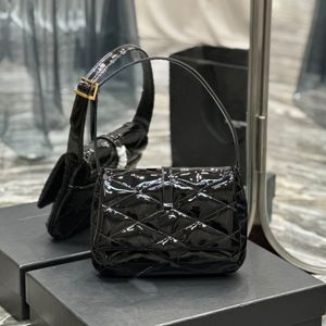 Nouveau Top qualité miroir LE 57 sac sous les bras matelassé femmes sac à bandoulière à rabat en peau de mouton matériel doré luxe mode sac à bandoulière en cuir véritable 10A