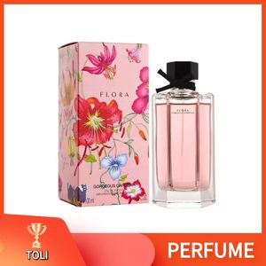 Nouveaux parfums de parfum top pour femmes Flora Flora Edp 100 ml de bonne qualité Spray frais et agréable Pragrance rapide