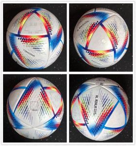 NOUVEAU Coupe du monde de haut niveau 2022 Soccer Ball Taille 5 Highgrade Nice Match Football Ship the Balls Without Air5453132