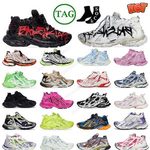 Nouveau Top Track Runners 7.0 Chaussures Casual Plate-forme Designer Transmit Sense Hommes Femmes Déconstruction Rouge Graffiti Blanc Noir Violet Marron Randonnée Baskets Taille EUR35-46