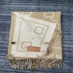 Nieuwe top Dames Man Designer Sjaal modemerk 100% Kasjmier Sjaals Voor Winter Dames en Heren Lange Wraps Maat 185 Kerstcadeau AAA1