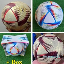 Ballon de football de la coupe du monde, taille supérieure, haute qualité, joli match, bateau de football, sans air, nouvelle collection