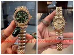 Nuevo reloj de calidad más vendido Relojes de pulsera para mujer 31 mm Esfera verde 178274 279139 279171 279174 Movimiento automático 2813 Pulsera de acero inoxidable Relojes para mujer