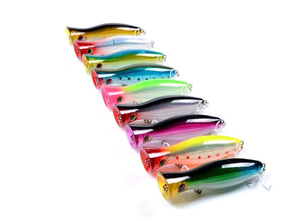 Nouveau Topwater Diving Big Game Popper Swimaits 125cm 403G Saltwater Fishing Thon Shark Bait Cook 3D Eyes Lifeke Lure5974406