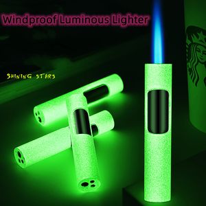 Nieuwe Torch winddichte lichtere jet sigaretten sigaargas lichter pen spuit pistool butane vul lumineuze lichtere gadgets cadeau