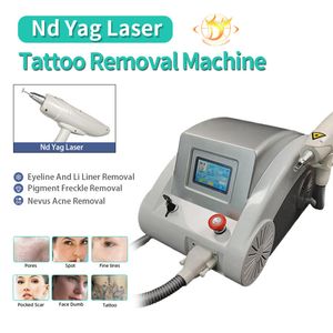 Nouveau écran tactile Q Communété à la machine de beauté laser Yag Retrait de tatouage Freckle Pigment Spot Repose 1320NM 1064NM 532NM566