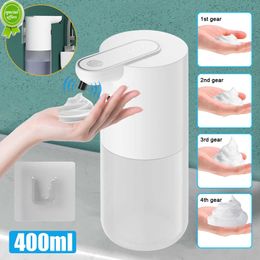 Nieuwe touchless Automatic Soap Dispenser Sensor Sensor Foam Type-C Laad Hoge capaciteit Smart vloeibare soap Dispenser met verstelbare schakelaar