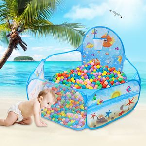 New Toys Tent Ocean Series Cartoon Game Ball Pits Portable Pool Foldable Children Outdoor Sports Educational Toy With Basket