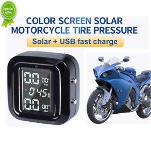 New TPMS Wireless Motorcycle Tire Pressure Sensors Motor Tire Pressure Monitoring System 2 Wheel Tyre External Sensor for Motorbike