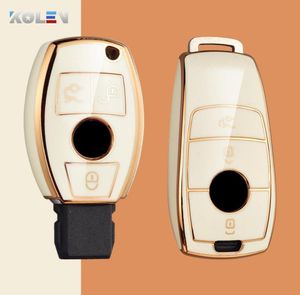 Nieuwe TPU -auto Key Case Cover Shell FOB voor Mercedes A C E S Klasse W204 W205 W212 W213 W176 GLC CLA AMG W177 Auto Accessories26292158735404