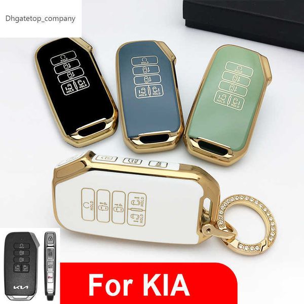 Étui pour clé de voiture en TPU, nouvelle coque pour KIA K2 KX Rio Sorento K4 Cerato Forte Picanto Stonic carnaval Niro Morning Verna Sportage