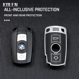 Nouvelle couverture de cas de clés à distance TPU Remote FOB pour BMW E90 E60 E70 E87 3 5 6 Série M3 M5 X1 X5 X6 Z4 E71 E72 E88 E89 E91 E92 Accessoires