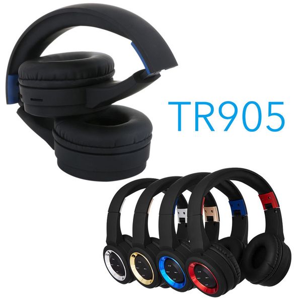 Nouveau casque Bluetooth TR905 sport Support TF FM radio pour iphone xiaomi ordinateur meilleur casque sans fil avec micro