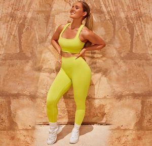 Nouveaux survêtements Designer Summer Yoga Suit Women039s Body Séchage rapide Running Fitness Suit Y2204077377476