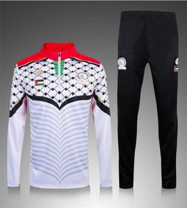 Nieuw trainingspak van topkwaliteit Palestino Running Sets Jacket Skinny Pants Tracksuit Chandal Futbol Sweatshirt Palestine 2012075105120