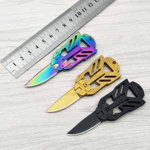 Nouveau Transformers collier Portable pliant extérieur pratique couteau à fruits de voyage à domicile 565680