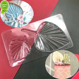 Nouveau moule à chocolat feuille de palmier Transparent bricolage décoration de gâteau Fondant moule gâteau pochoir moule de cuisson